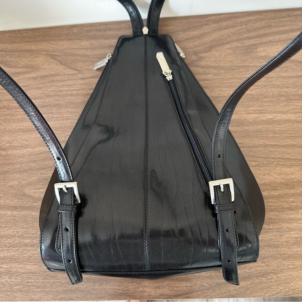 HOBO Black Leather Backpack - Picture 4 of 16